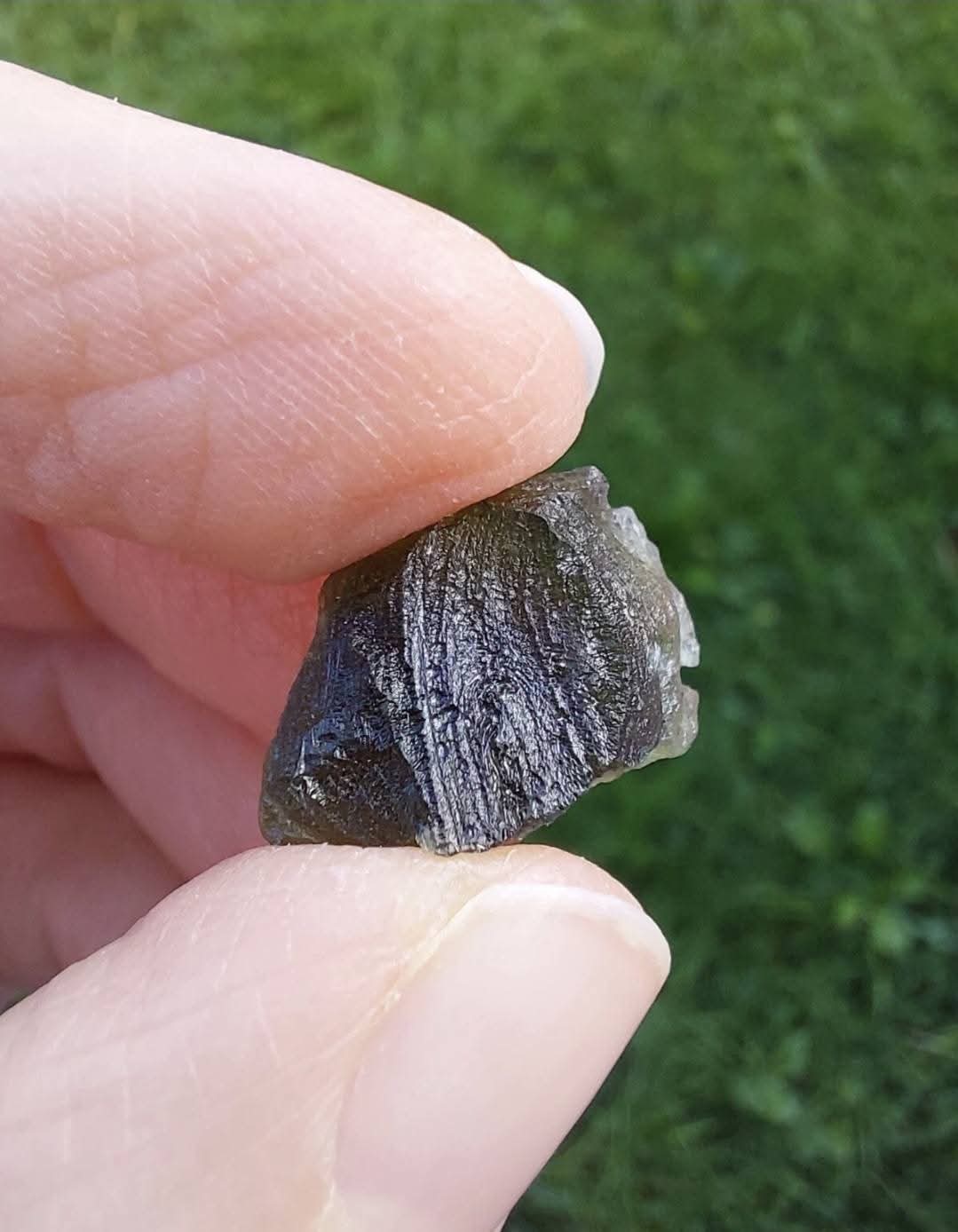 Moldavite Piece, 2.05g. Tektite (Ref: 912)