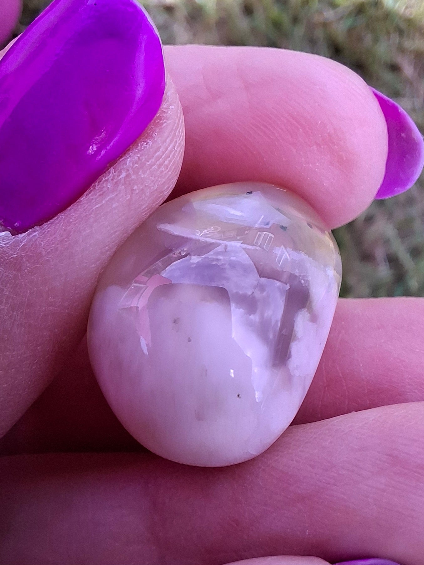 Flower Agate, Tumble Stone, Crystal (Ref: T76)