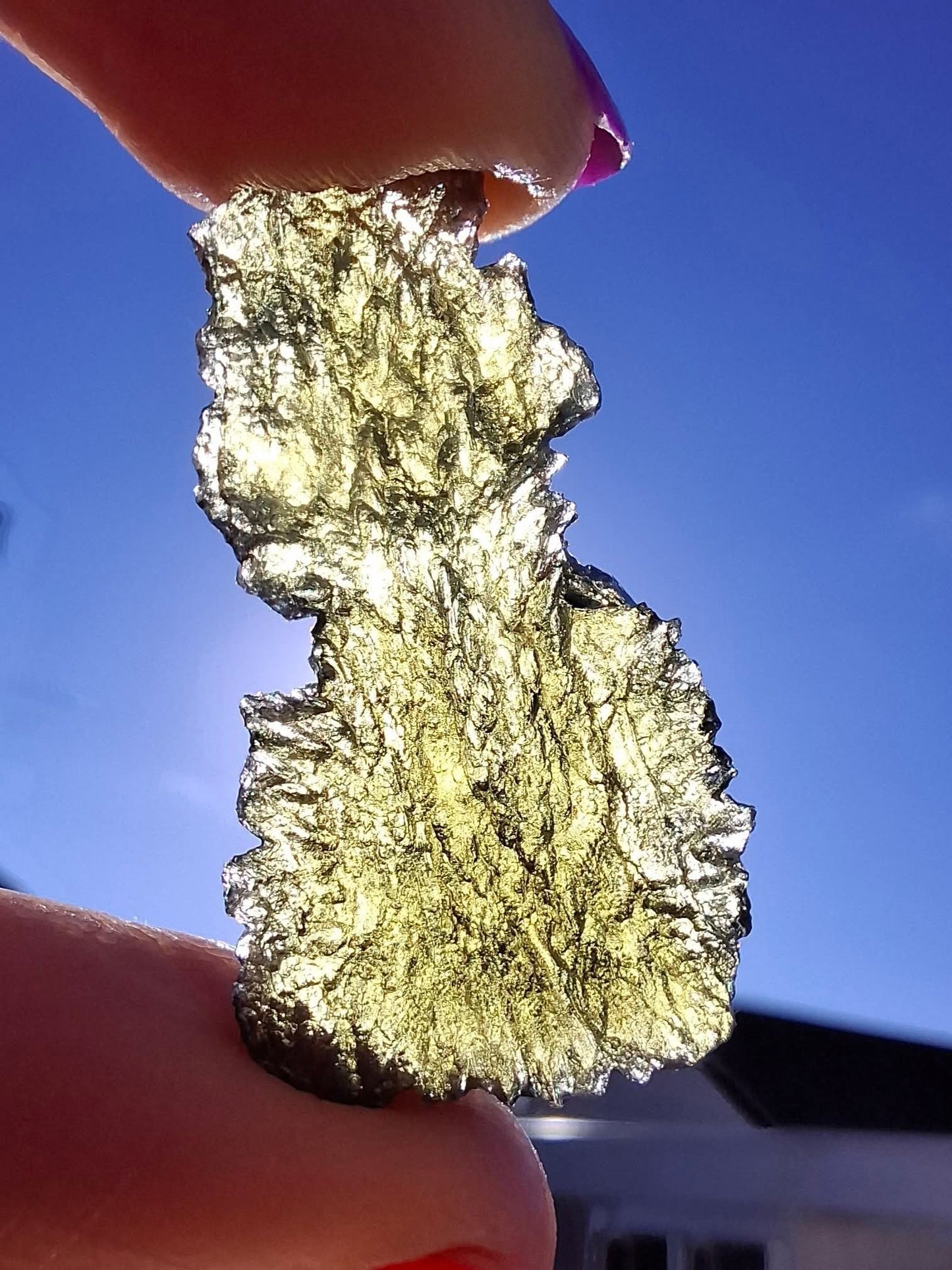 Moldavite Piece, PARYZ, 3.65g, Tektite (Ref: 1299)