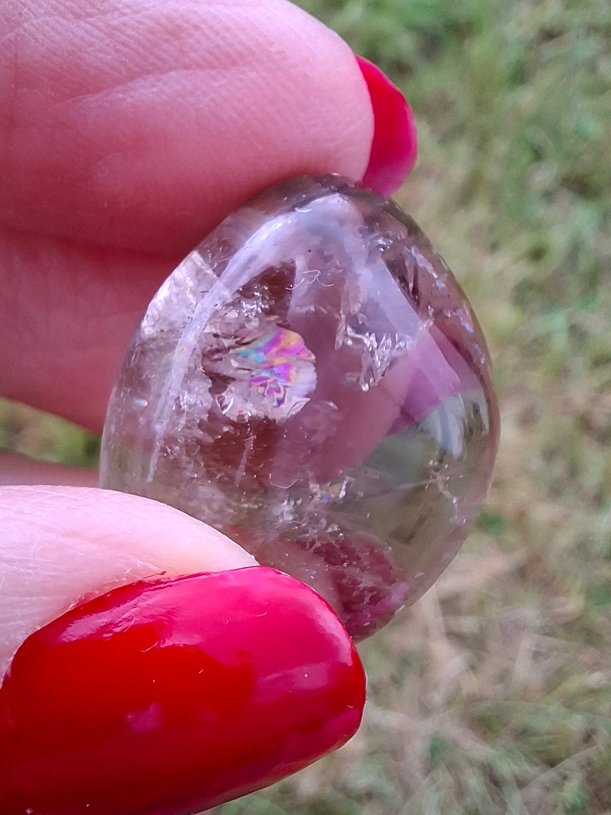Smoky Quartz, Tumble Stone, Crystal 🌈 (Ref: T103)