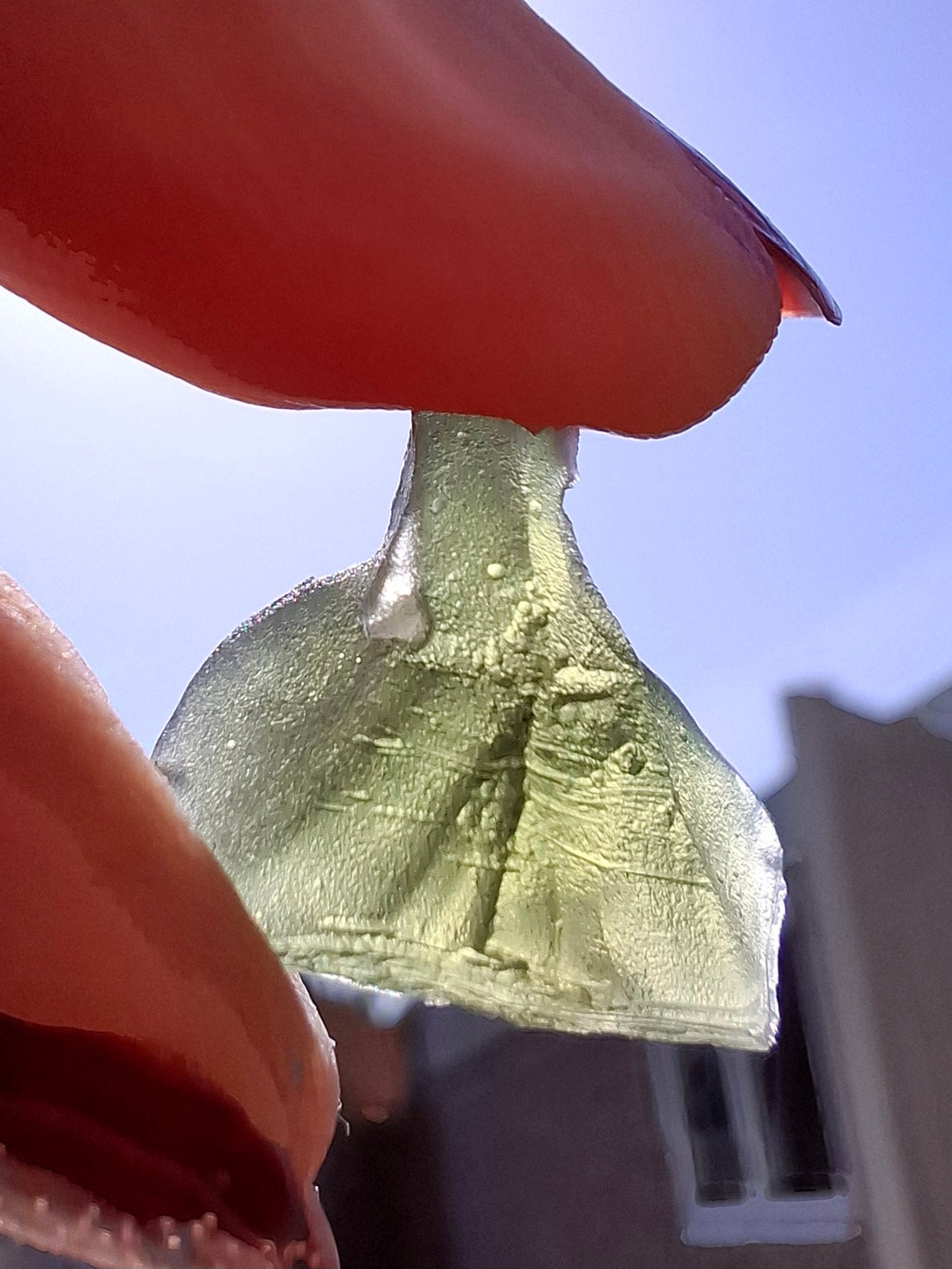 Moldavite Piece, 1.68g, Tektite (Ref: 1468)