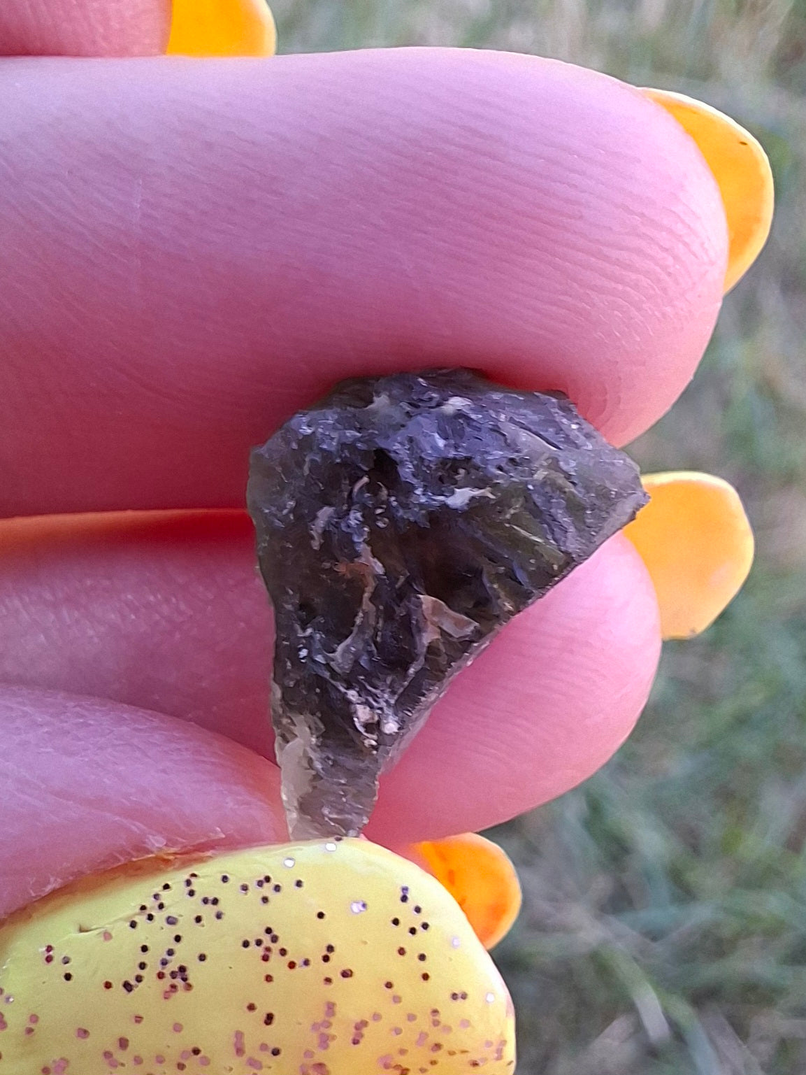 Moldavite Piece, 1.23g, Tektite (Ref: 1484)