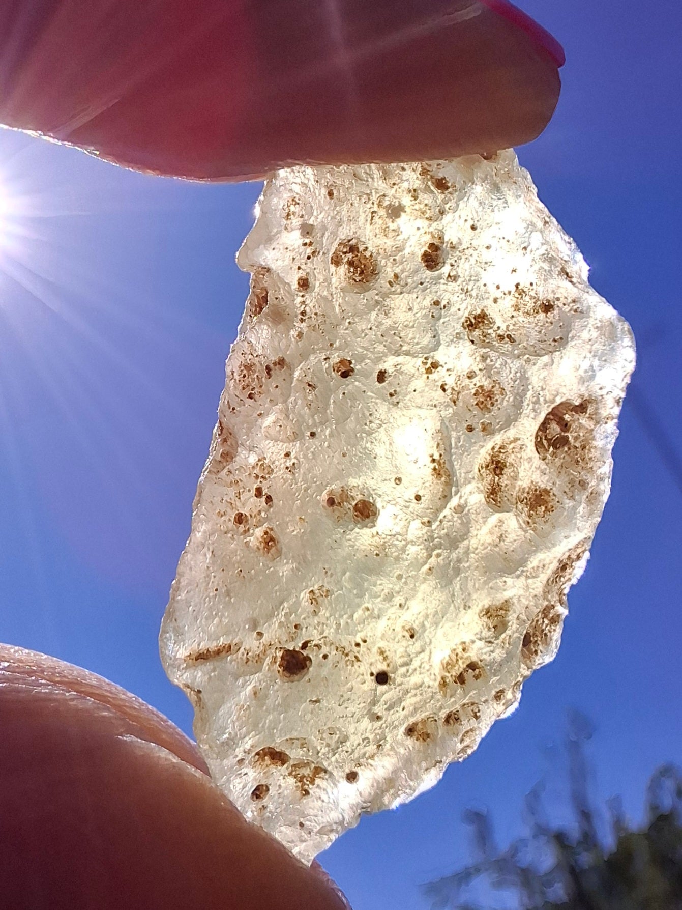 Libyan Desert Glass Piece 6.33g, Tektite
