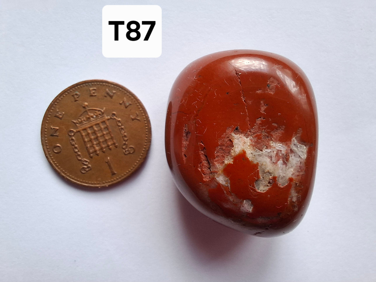 Red Jasper, Tumble Stone, Crystal (Ref: T87)