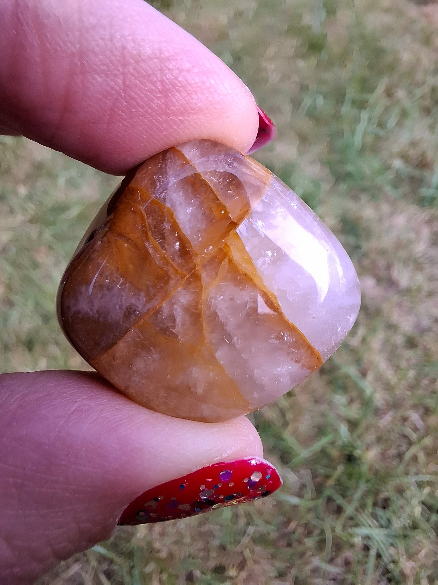 Golden Healer, Tumble Stone, Crystal (Ref: T195)