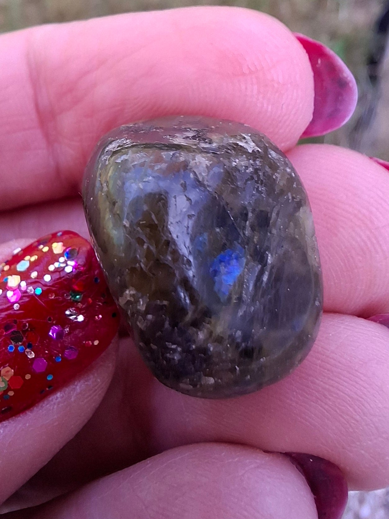 Labradorite, Tumble Stone, Crystal (Ref: T207)