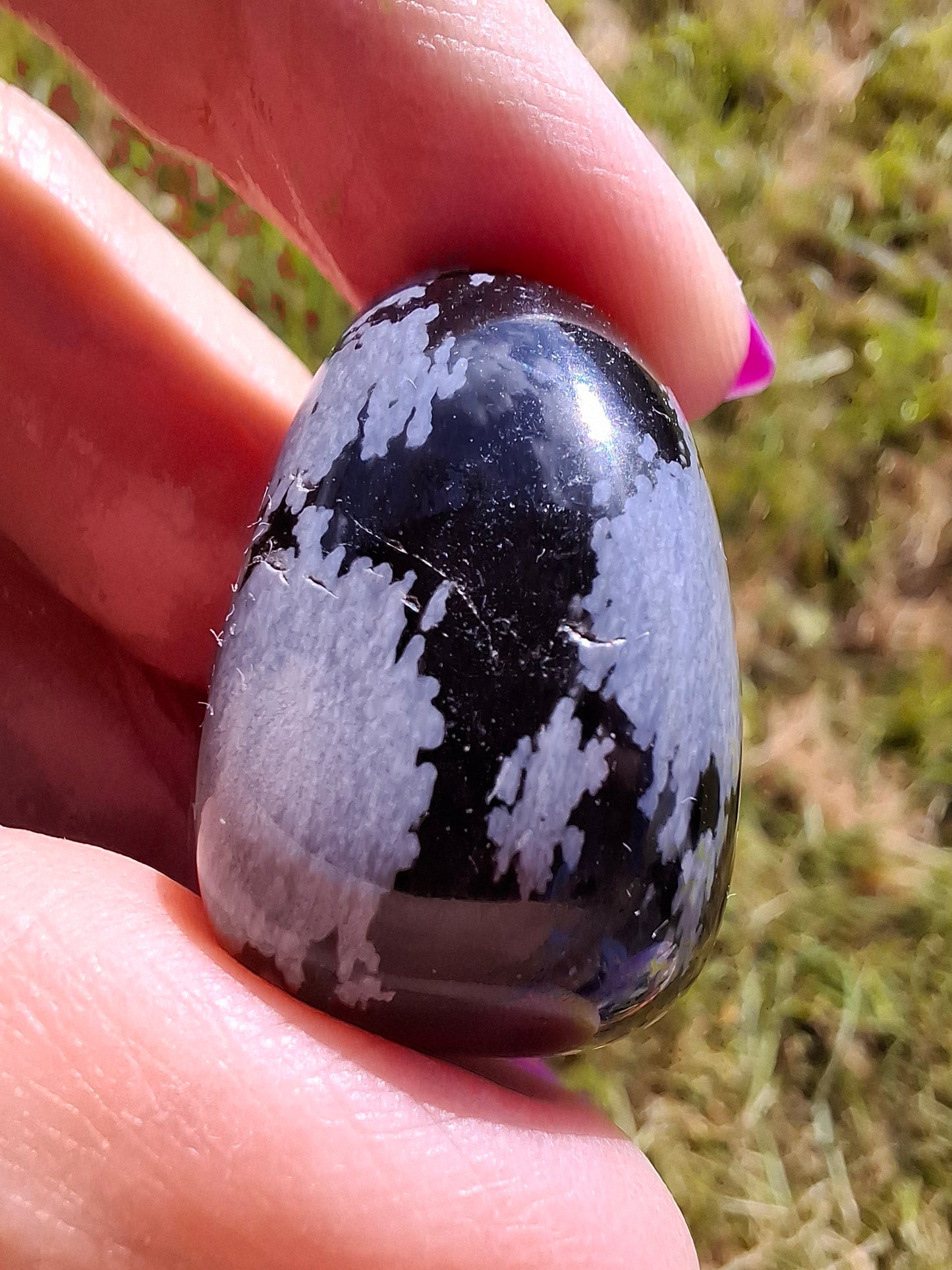 Snowflake Obsidian, Tumble Stone, Crystal (Ref: T99)