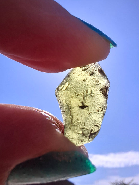 Moldavite Piece, 1.52g, Tektite (Ref: 1425)