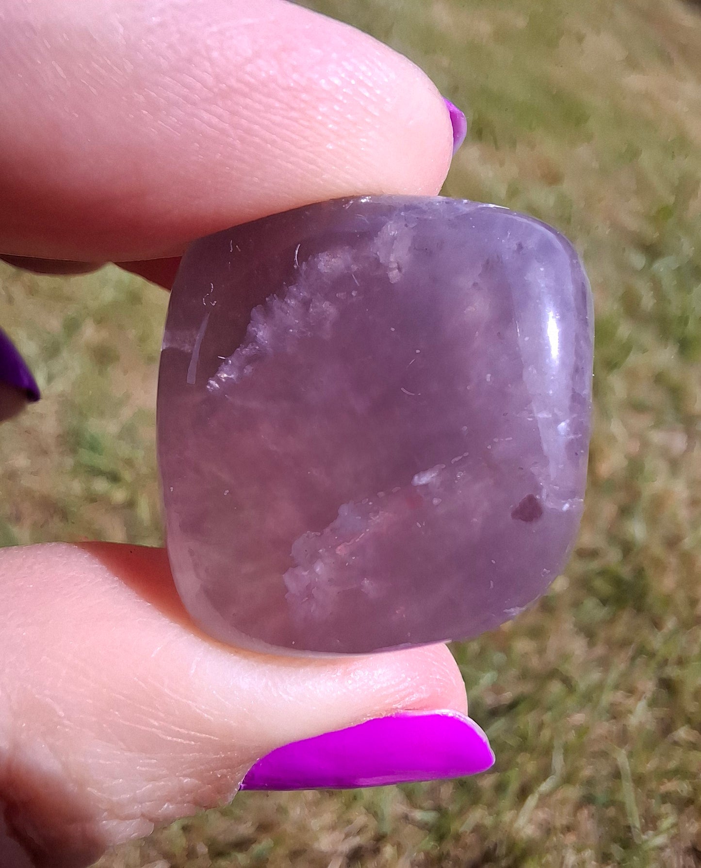 Fluorite, Tumble Stone, Crystal (Ref: T58)