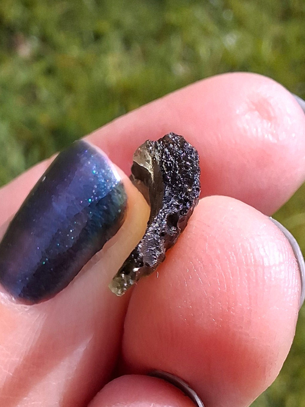 Moldavite Piece, 1.07g, Tektite (Ref: 1394)