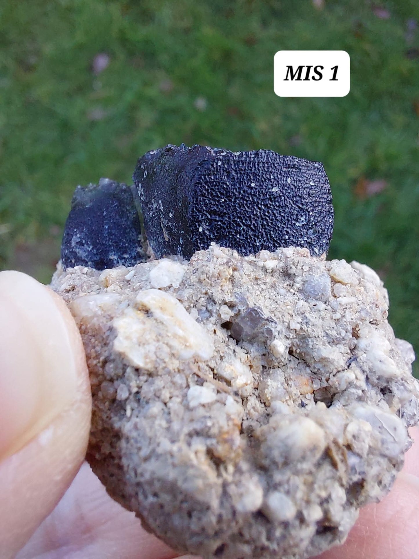Moldavite In-Situ (in matrix), Besednice, Est-13g, Tektite (Ref: MIS1)
