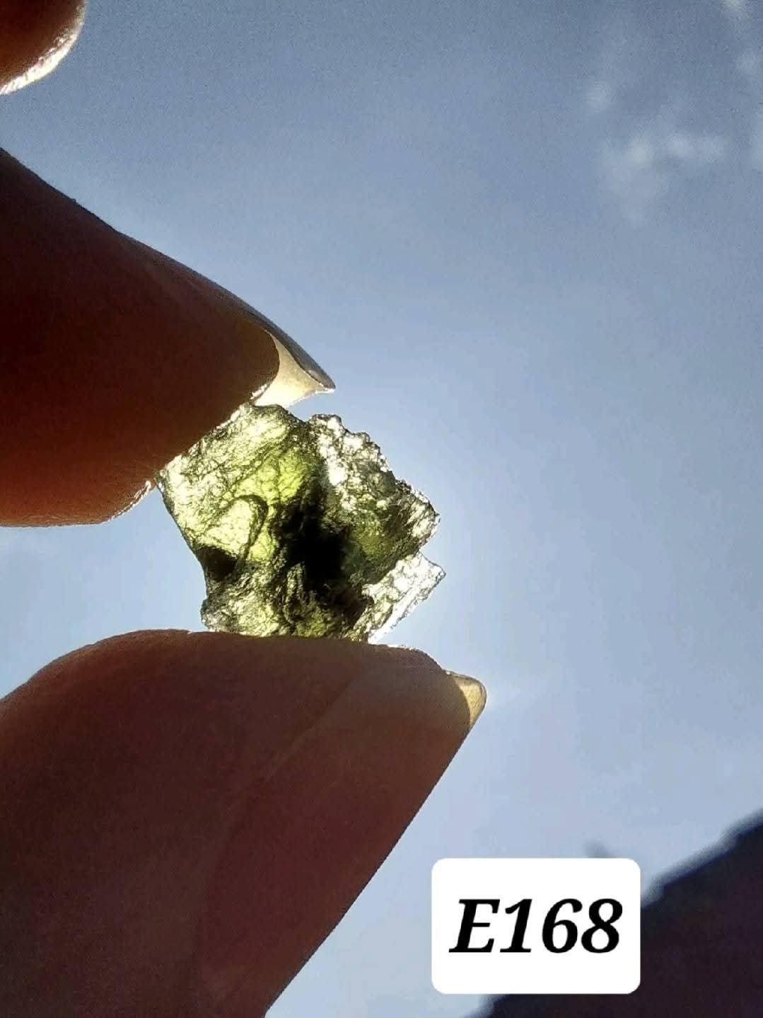 Moldavite Piece, 0.59g, Tektite (Ref: E168)