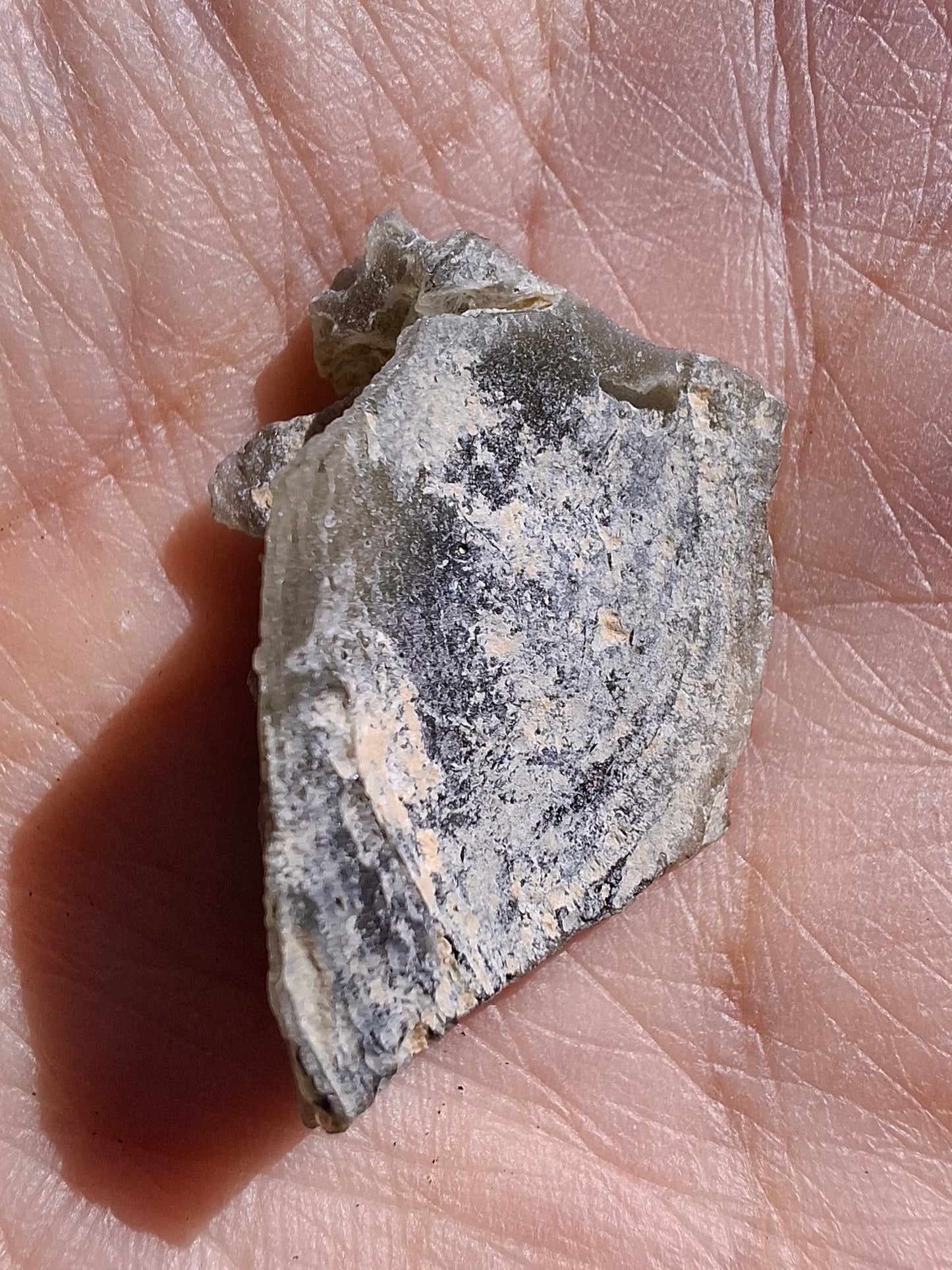 Moldavite Piece, SNOWFLAKE, FROSTED, BARTOCHOV, 3.47g, Tektite (Ref: 1368)