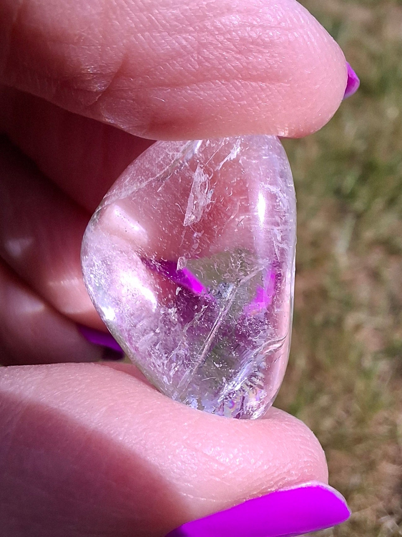 Clear Quartz, Tumble Stone, Crystal (Ref: T32)