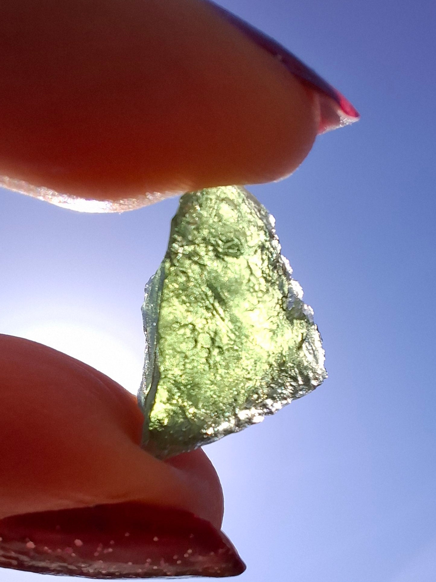 Moldavite Piece, 1.55g, Tektite (Ref: 1469)