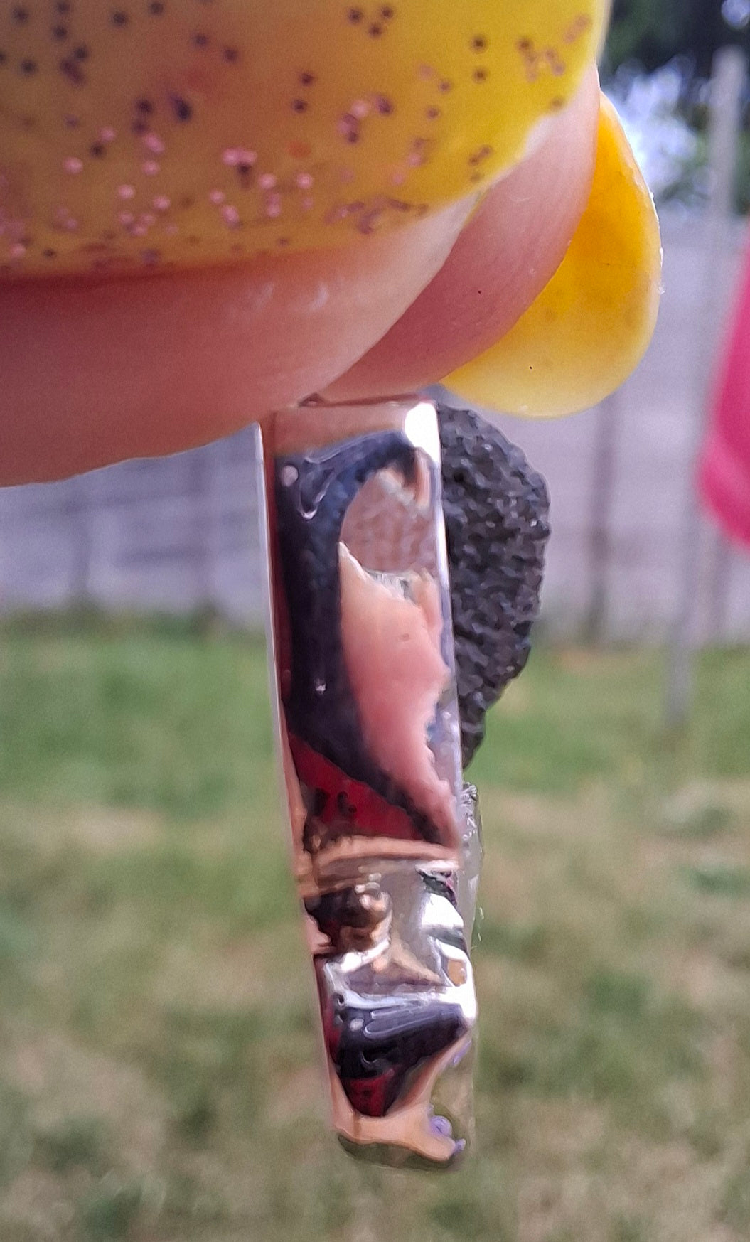 Moldavite & Libyan Desert Glass Pendant, 925 Silver, Tektite (Ref: MLP6)