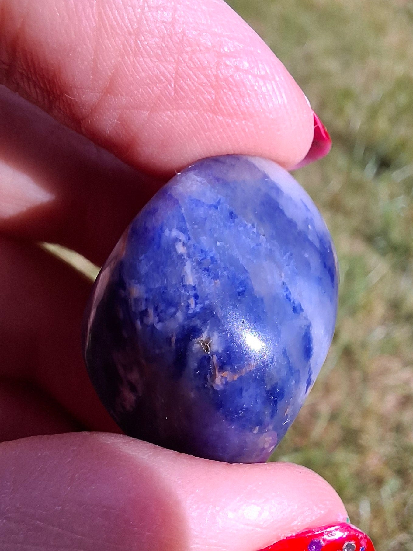 Sodalite, Tumble Stone, Crystal (Ref: T152)