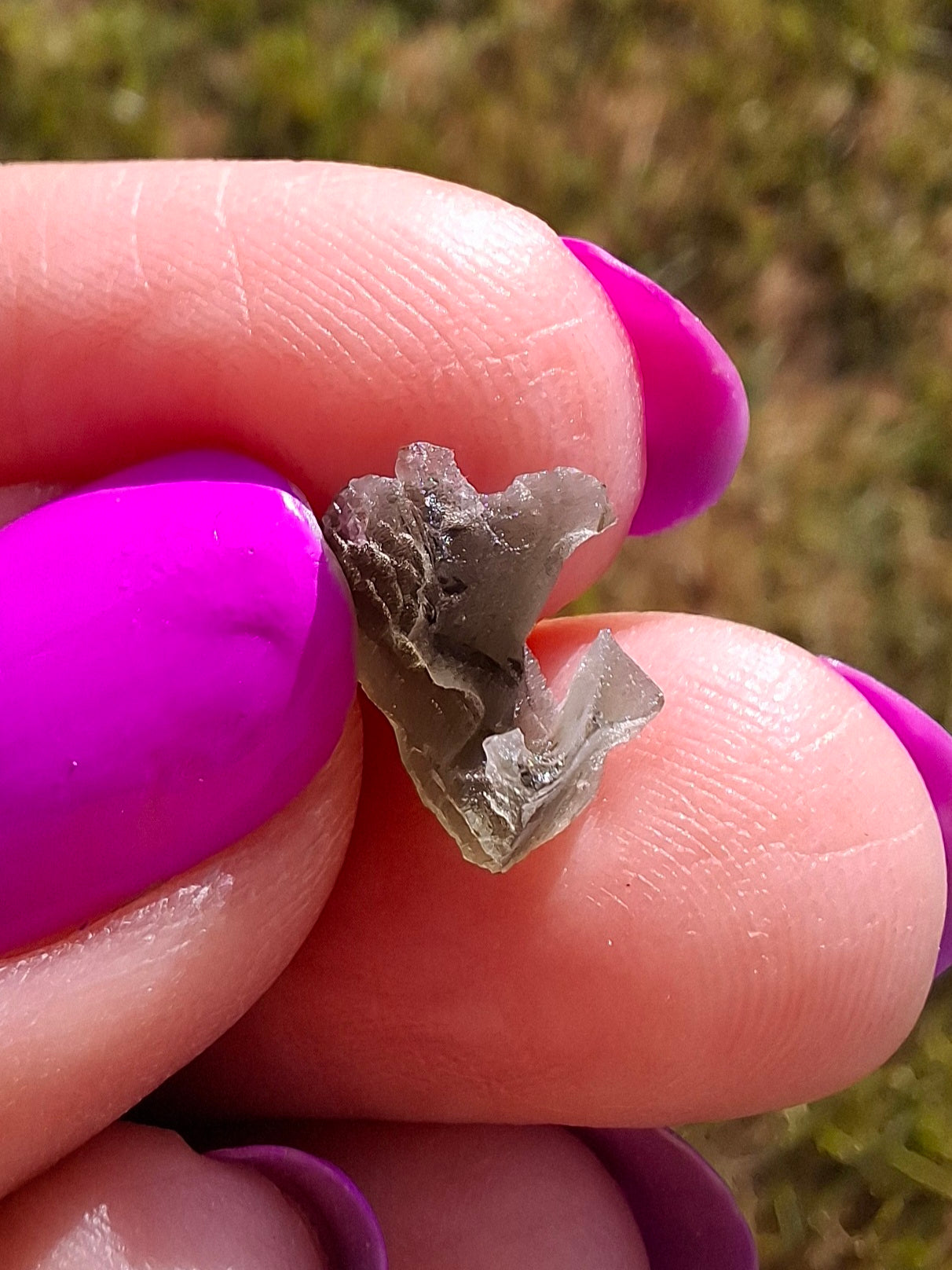 Moldavite Piece, 0.45g, Tektite (Ref: 1444)