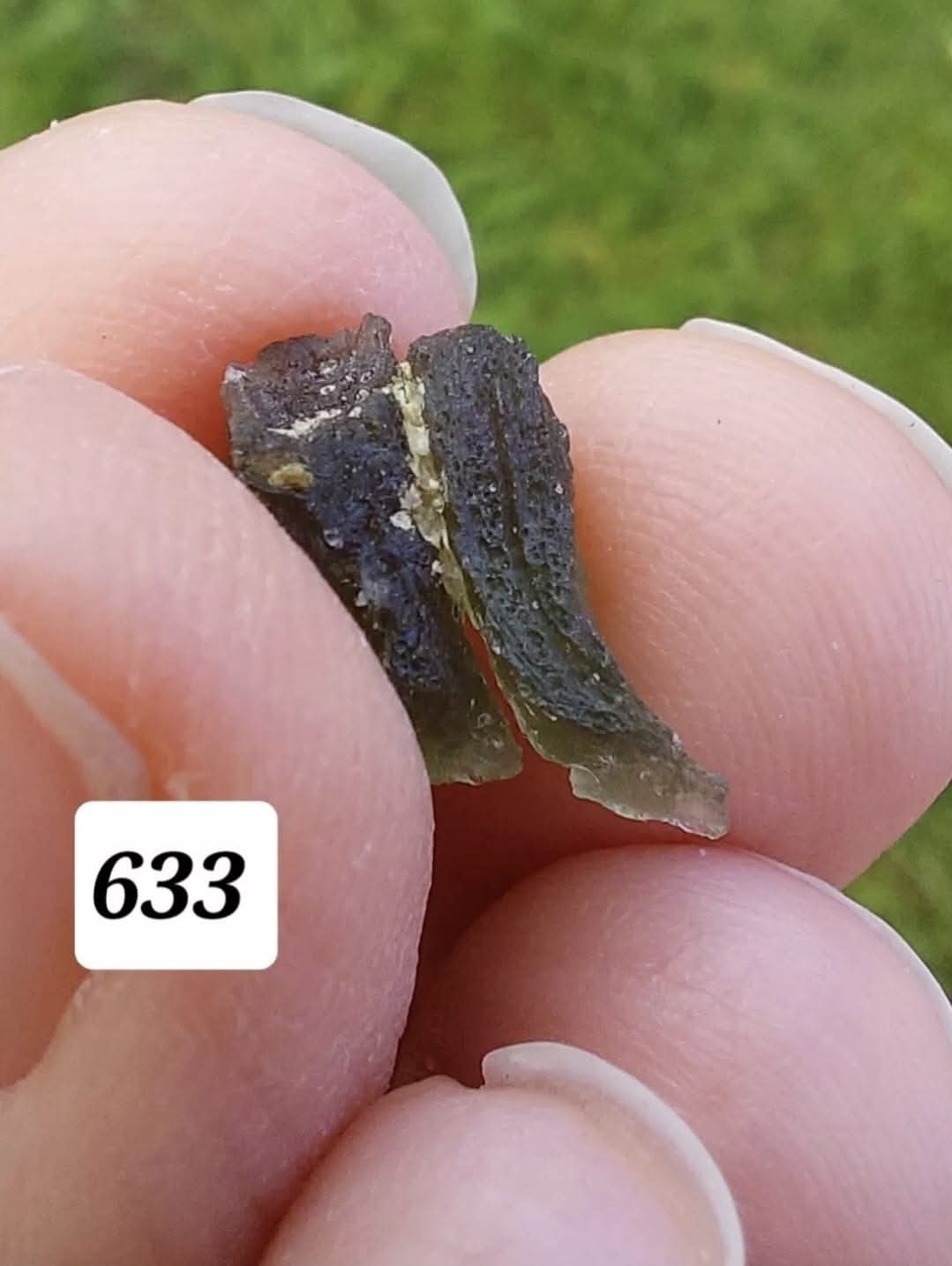 Moldavite Piece, 1.00g, Tektite (Ref: 633)