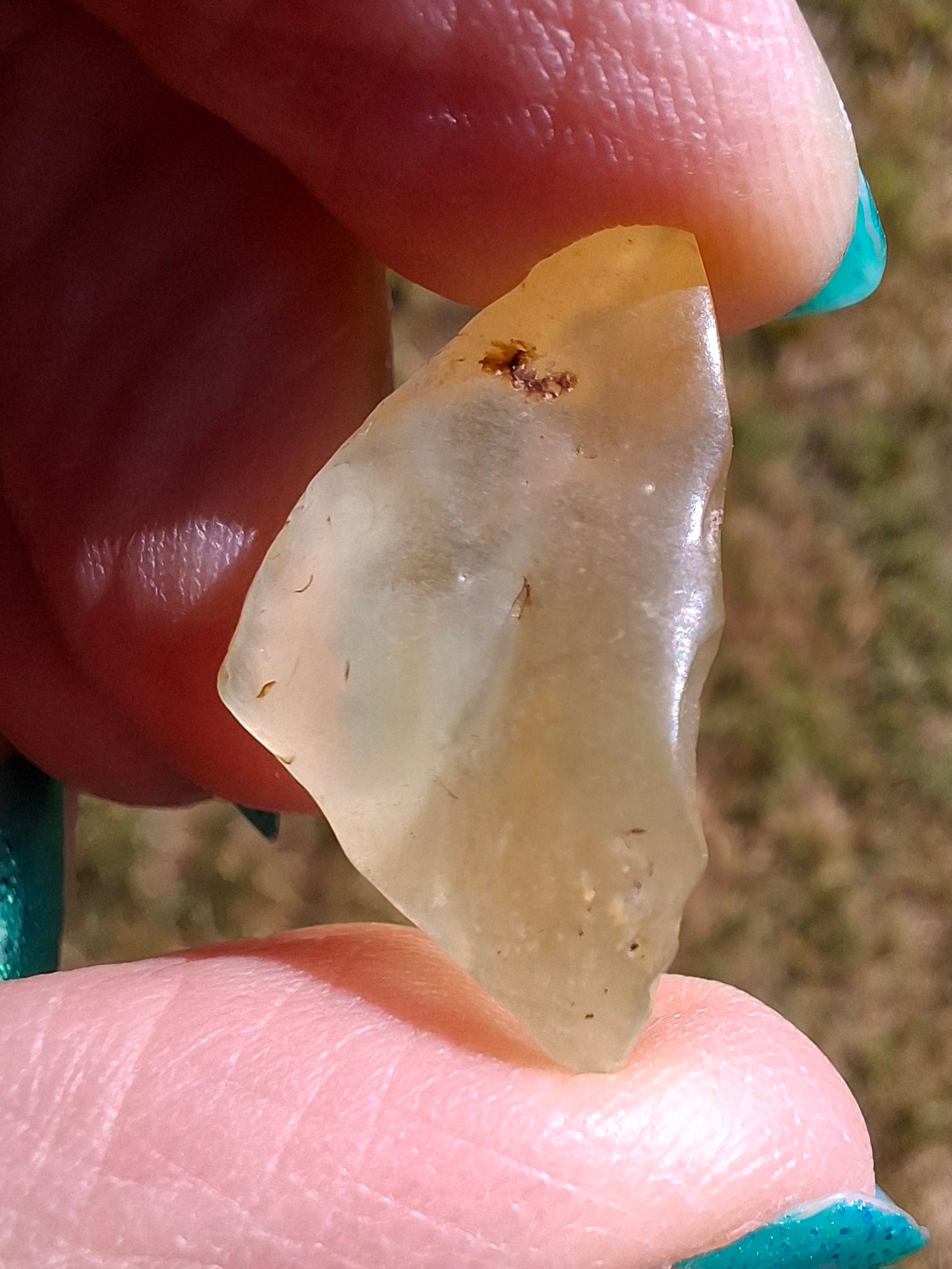 Libyan Desert Glass Piece, 4.76g, Tektite
