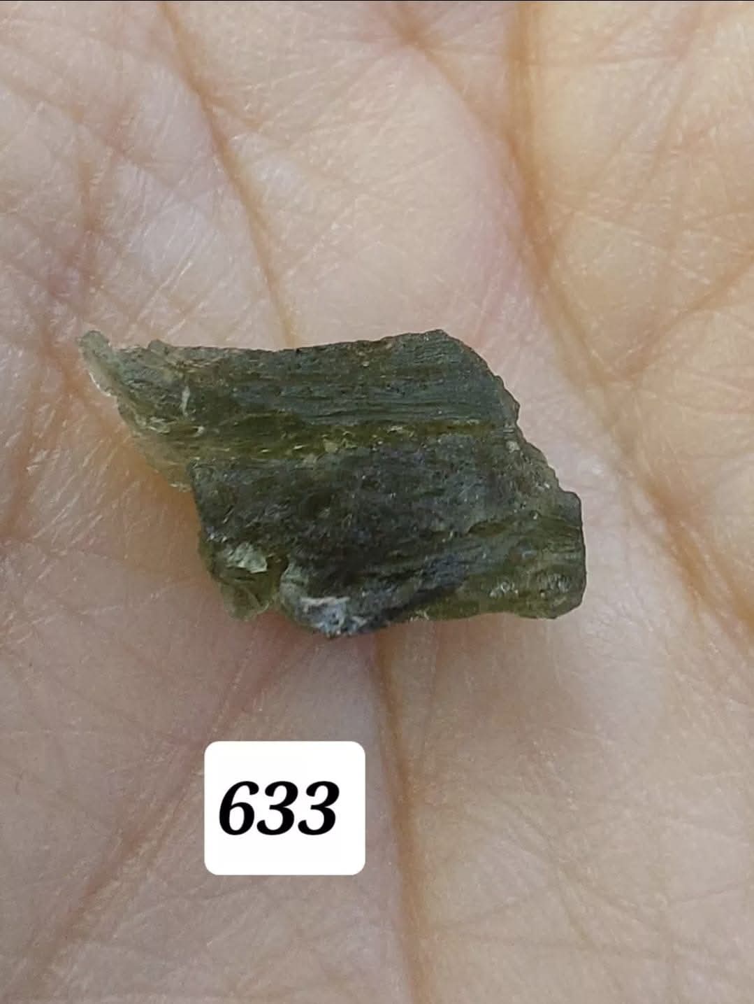 Moldavite Piece, 1.00g, Tektite (Ref: 633)