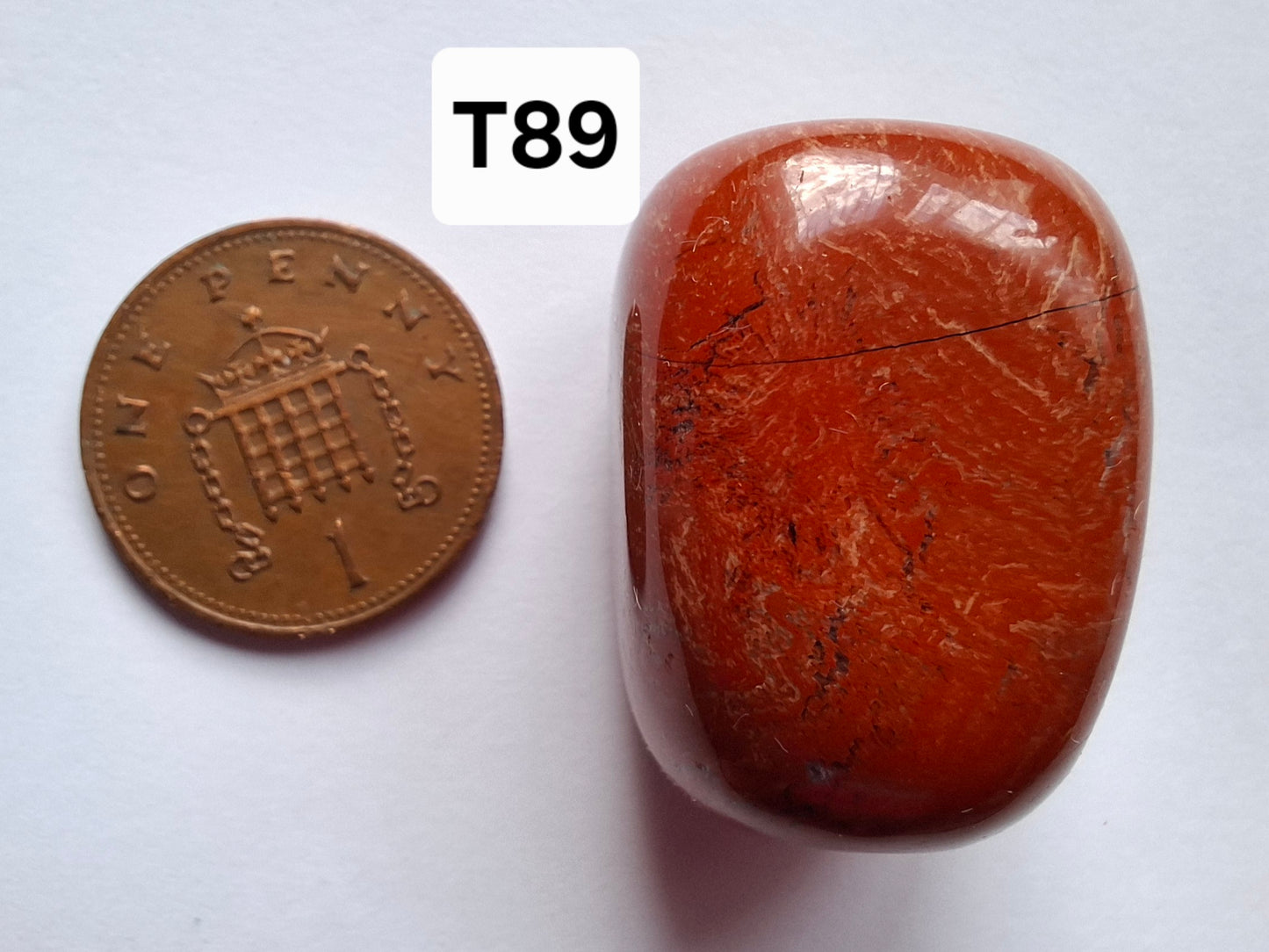 Red Jasper, Tumble Stone, Crystal (Ref: T89)