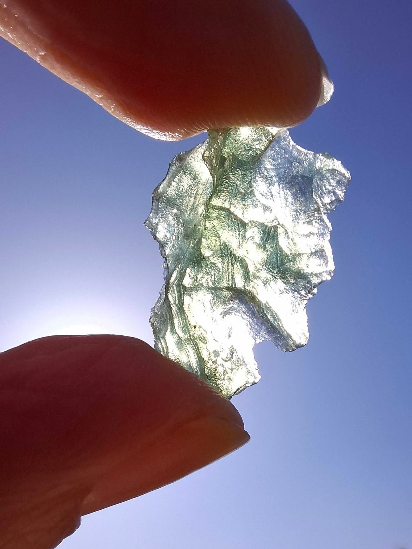 Moldavite Piece, PARYZ, 1.54g, Tektite (Ref: 1360)