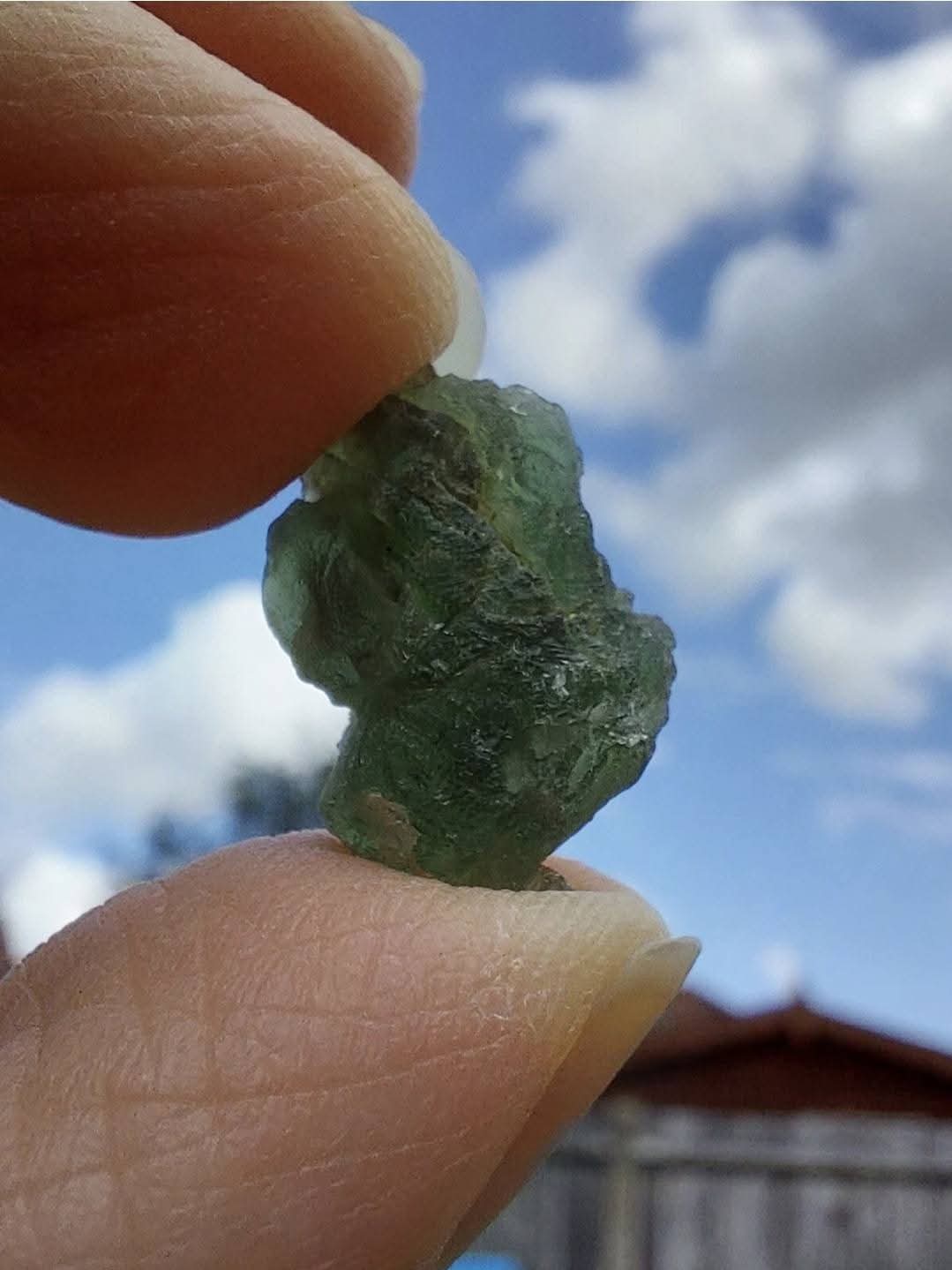 Moldavite Piece, 1.82g, Tektite (Ref: E172)
