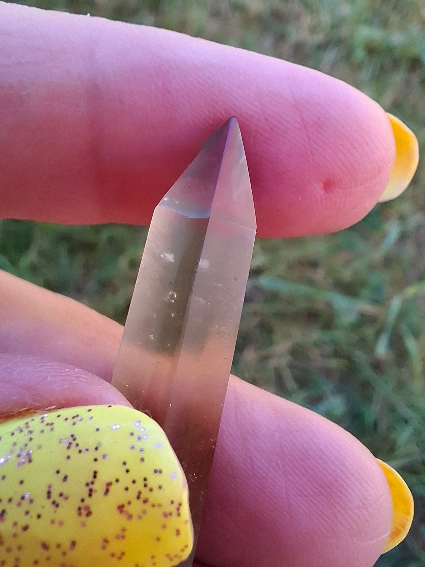 Libyan Desert Glass DT Carving, 4.71g, Tektite (Ref: LDT9)
