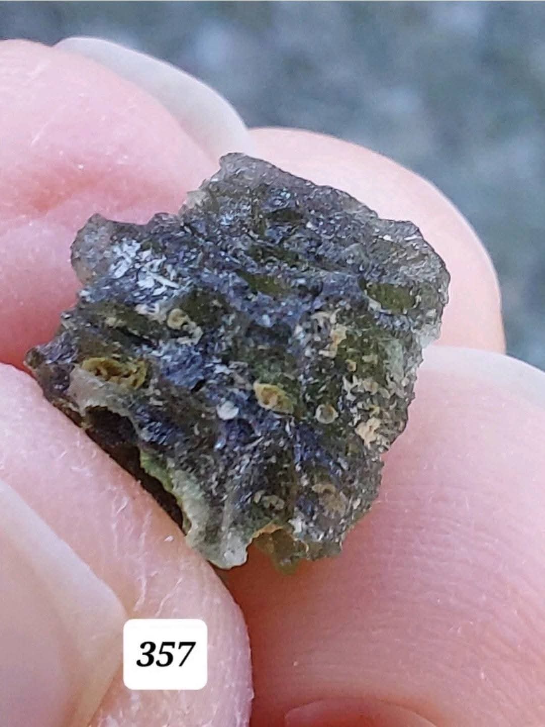 Moldavite Piece, 1.56g, Tektite (Ref: 357)
