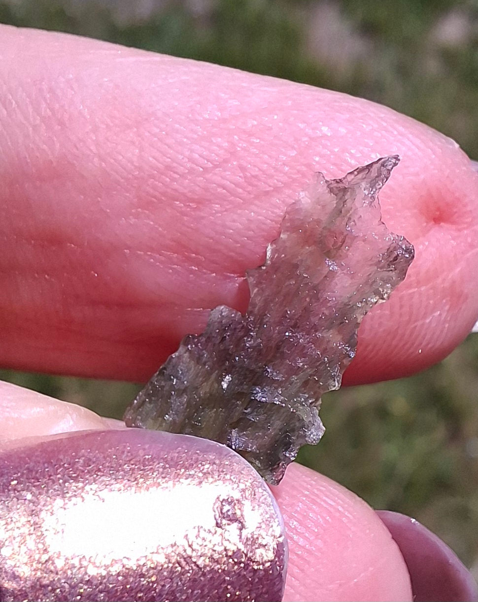 Moldavite Piece, 0.33g, Tektite (Ref: 1488)