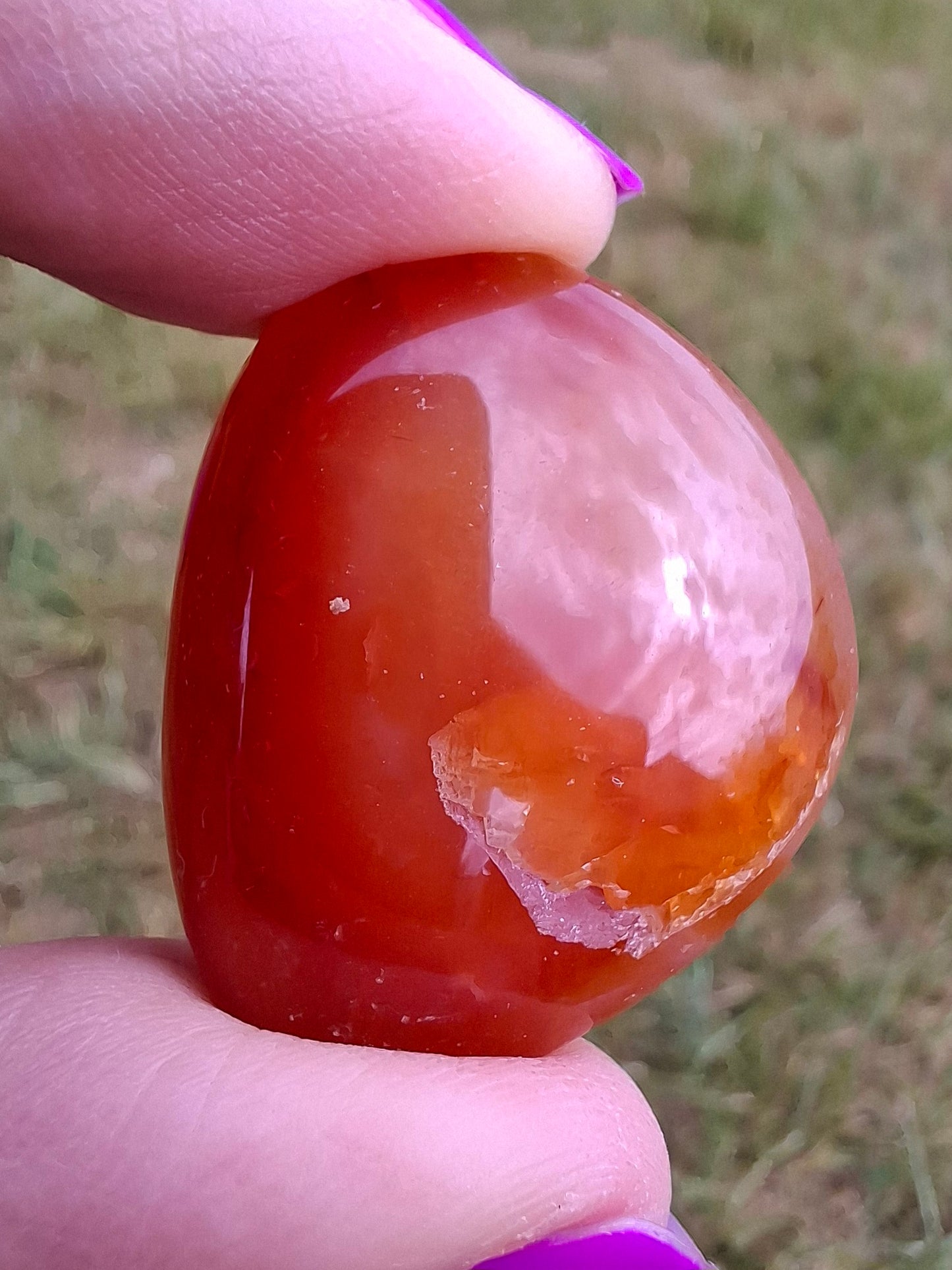 Carnelian, Tumble Stone, Crystal (Ref: T62)
