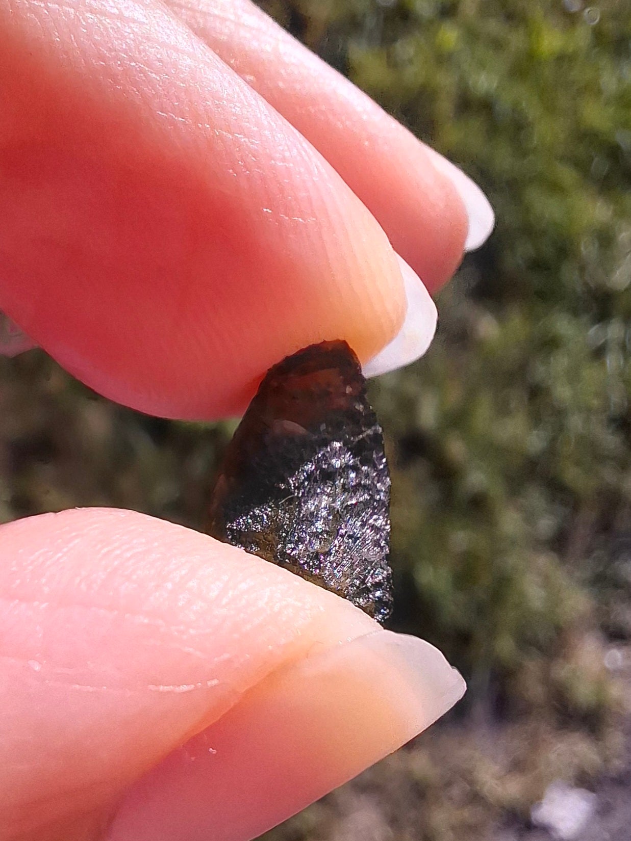 Moldavite Piece, 0.59g, Tektite (Ref: 1413)