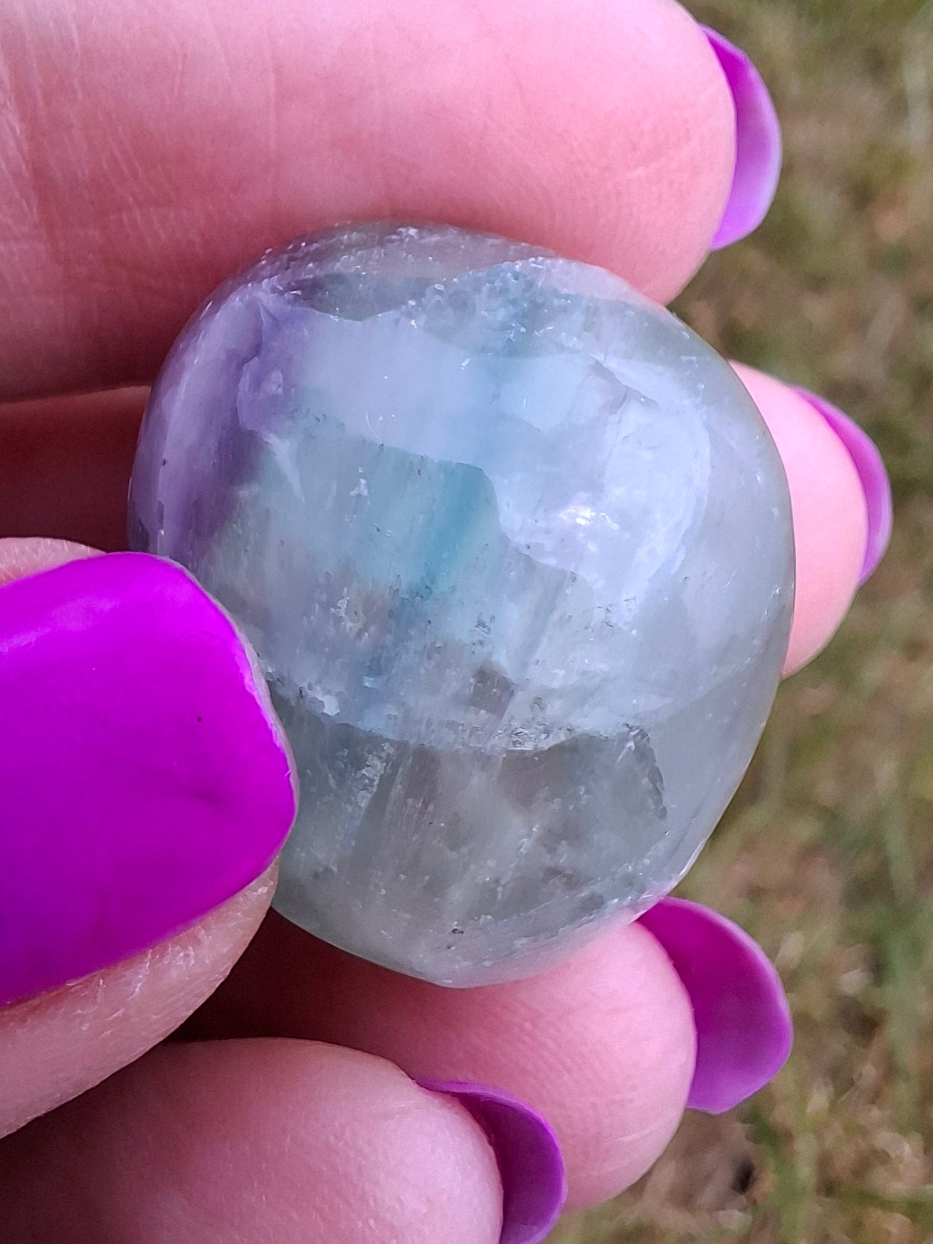 Fluorite, Tumble Stone, Crystal (Ref: T51)