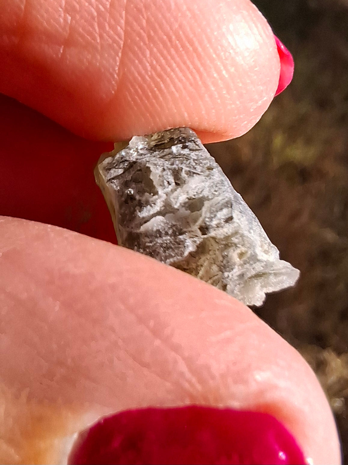 Moldavite Piece, SNOWFLAKE, FROSTED, BRUSNA, Tektite (Ref: 1493)