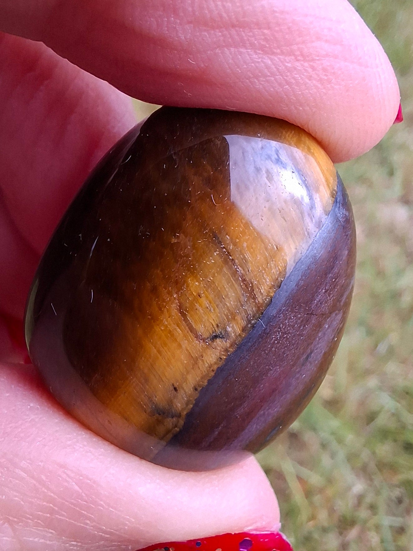 Tigers Eye, Tumble Stone, Crystal (Ref: T135)