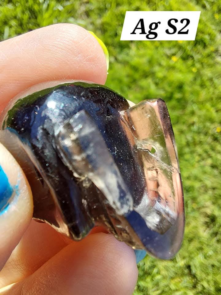 Agni Manitite SKULL Carving, Crystal (Ref: Ag S2)