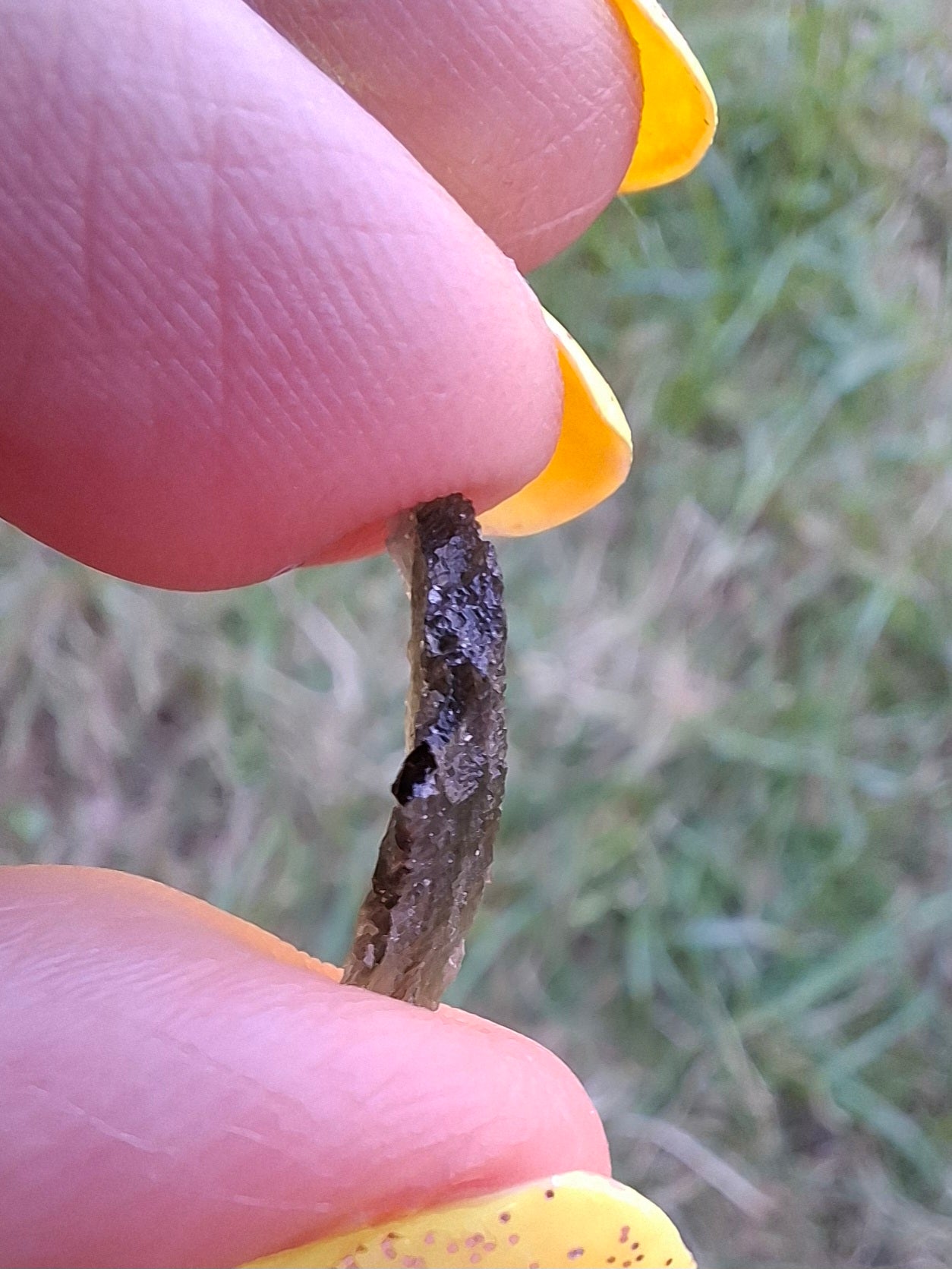 Moldavite Piece, 0.48g, Tektite (Ref: 1480)
