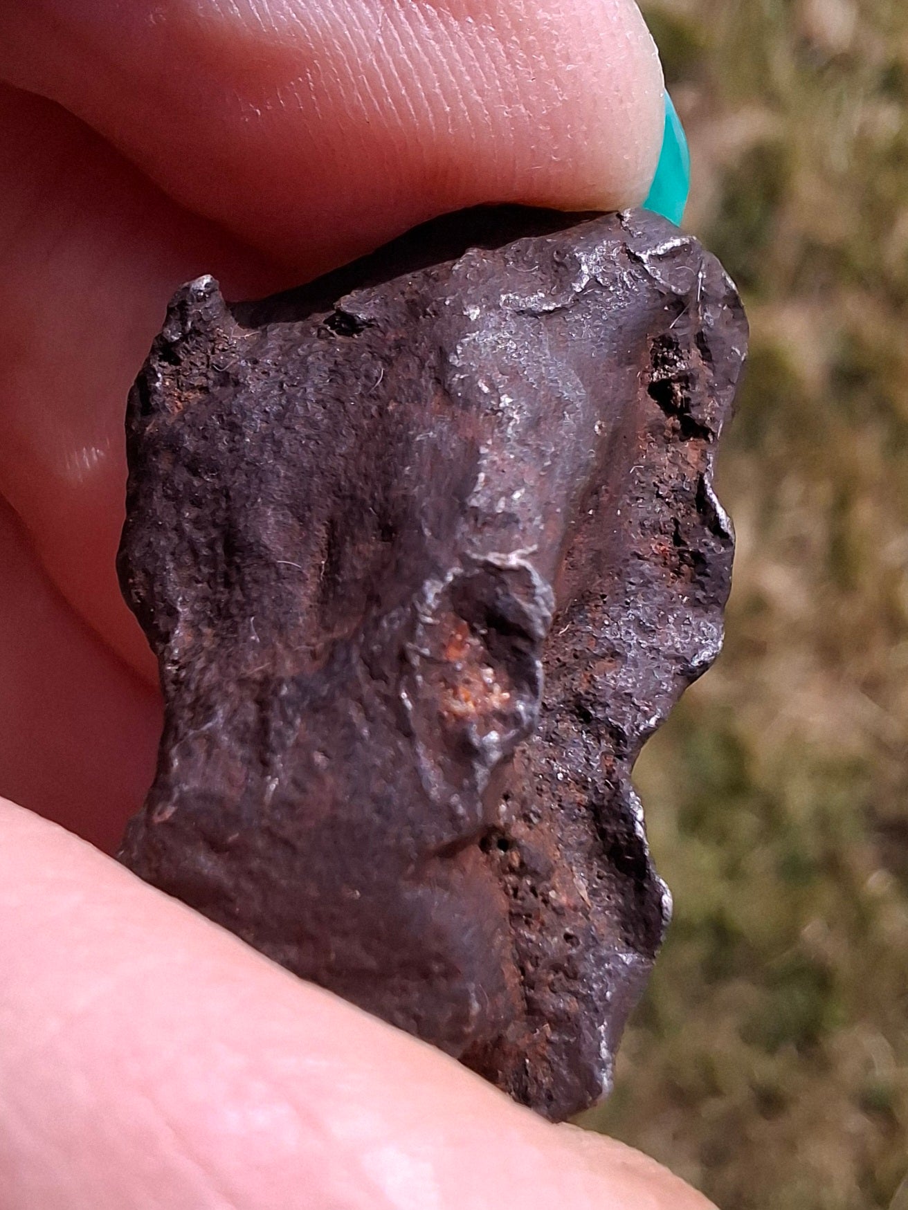 Gebel Kamil Iron Meteorite, 12.64g (Ref: K31)