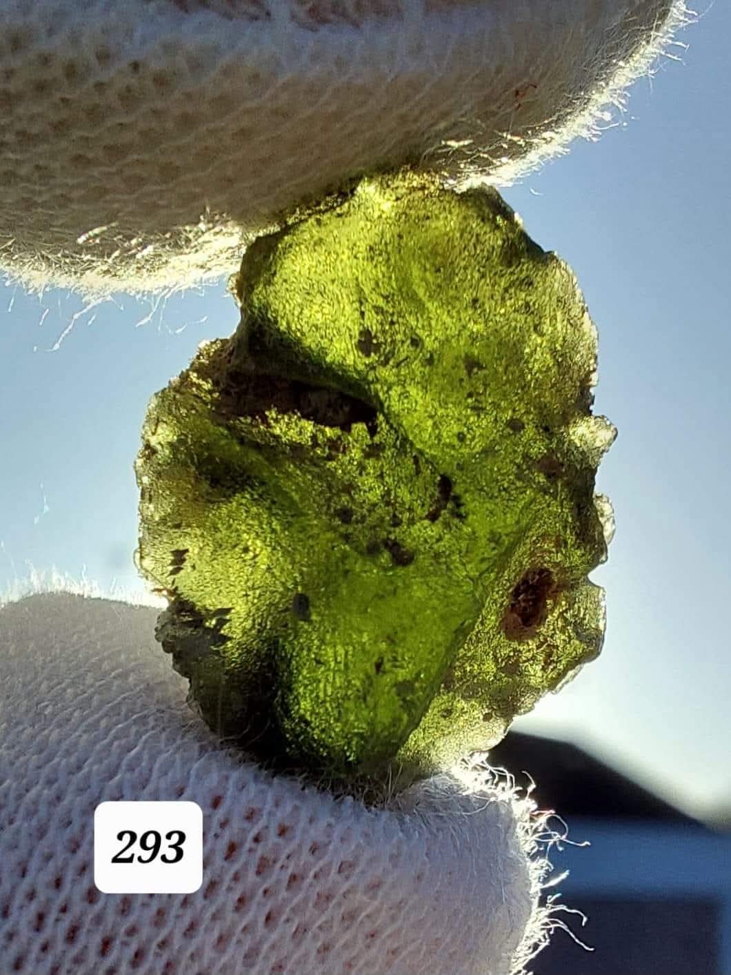Moldavite Piece, CHLUM, 2.14g, Tektite (Ref: 293)