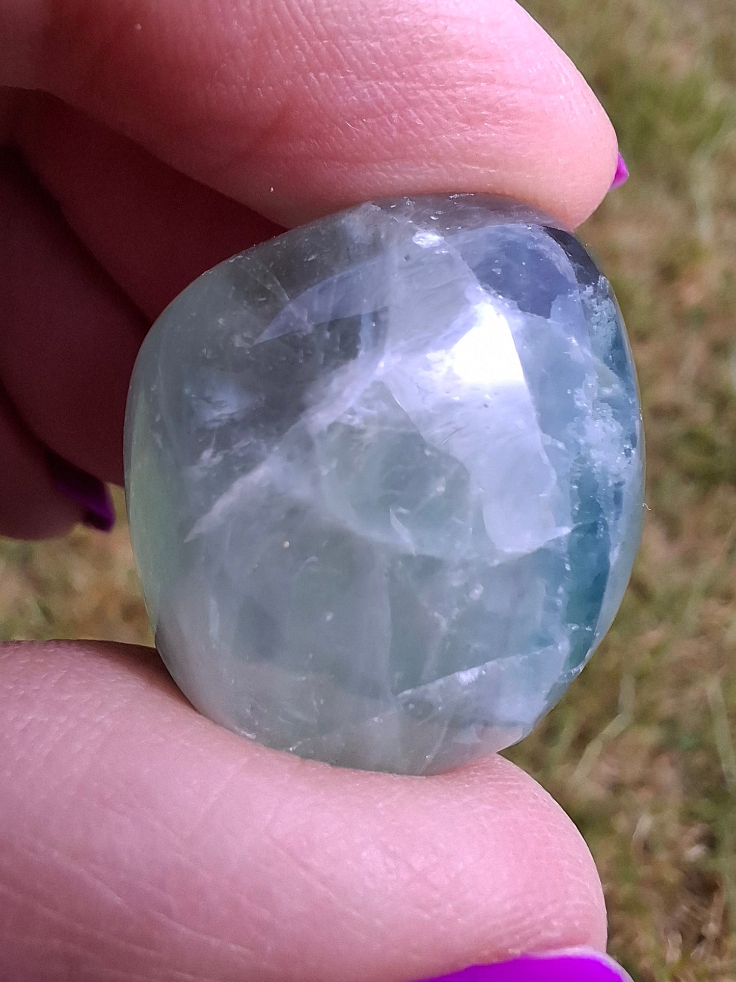 Fluorite, Tumble Stone, Crystal (Ref: T51)
