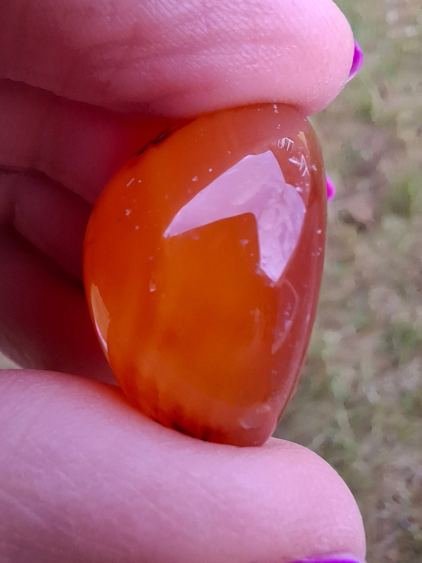 Carnelian, Tumble Stone, Crystal (Ref: T68)