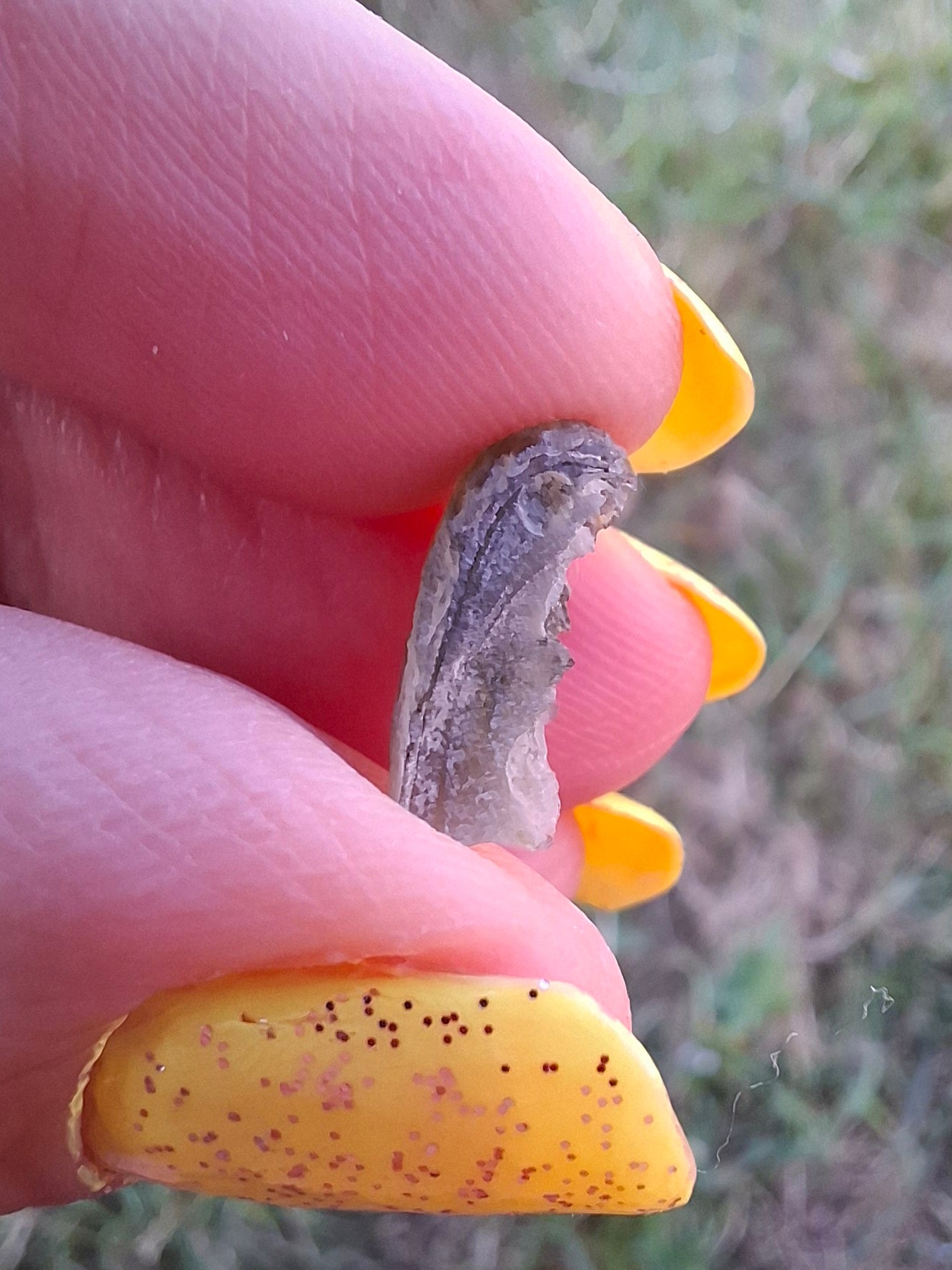 Moldavite Piece, 0.68g, Tektite (Ref: 1481)