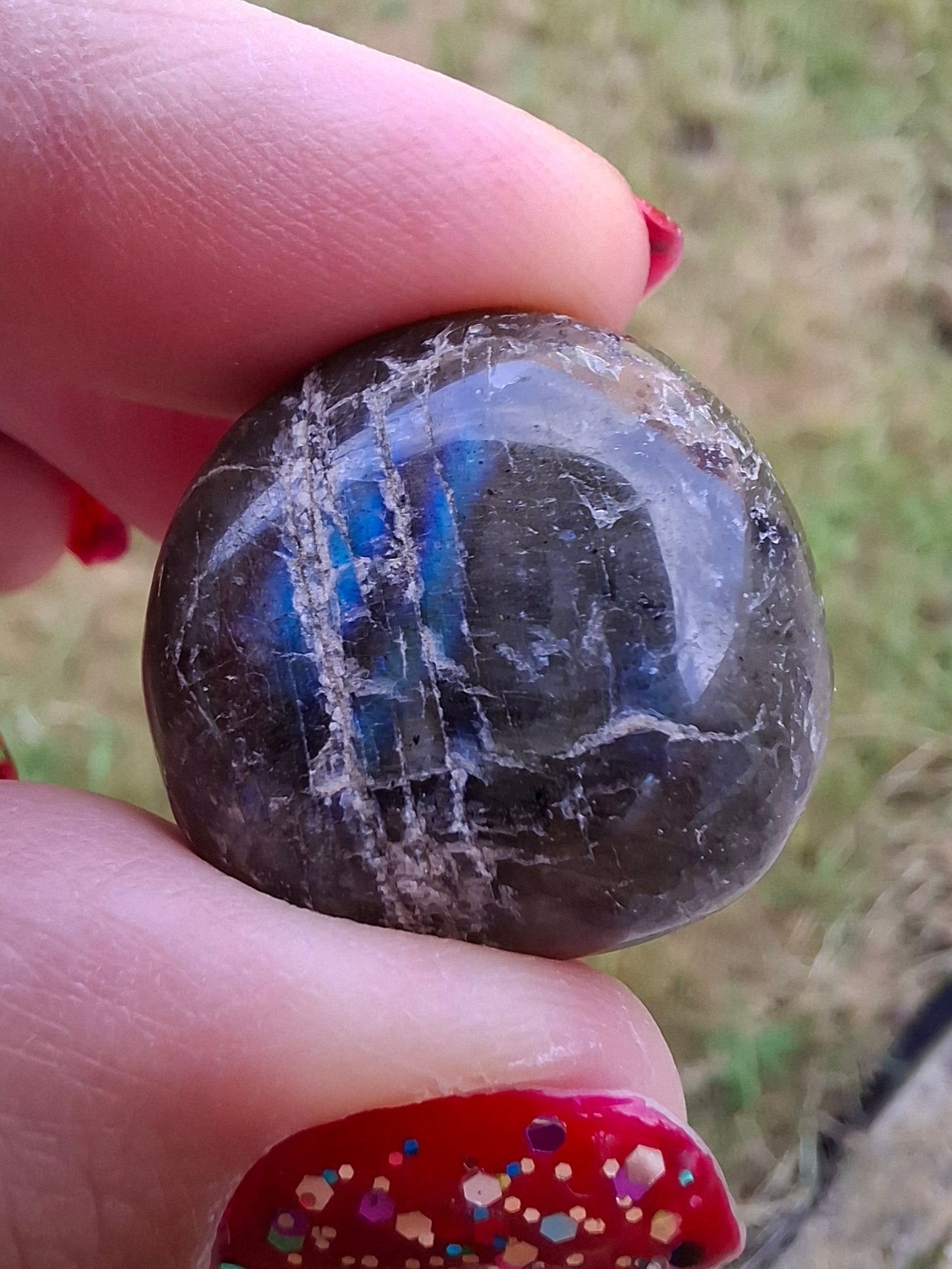Labradorite, Tumble Stone, Crystal (Ref: T208)