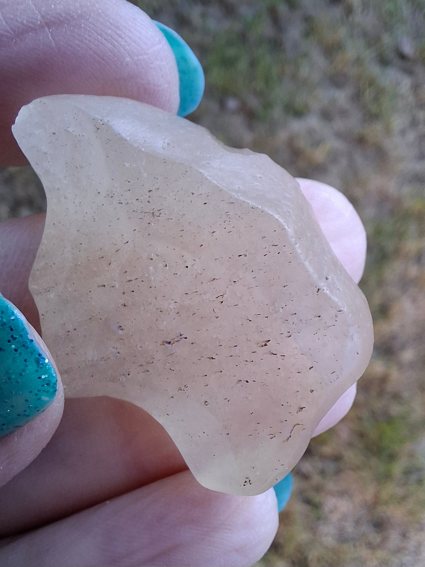 Libyan Desert Glass Piece, 12.31g, Tektite