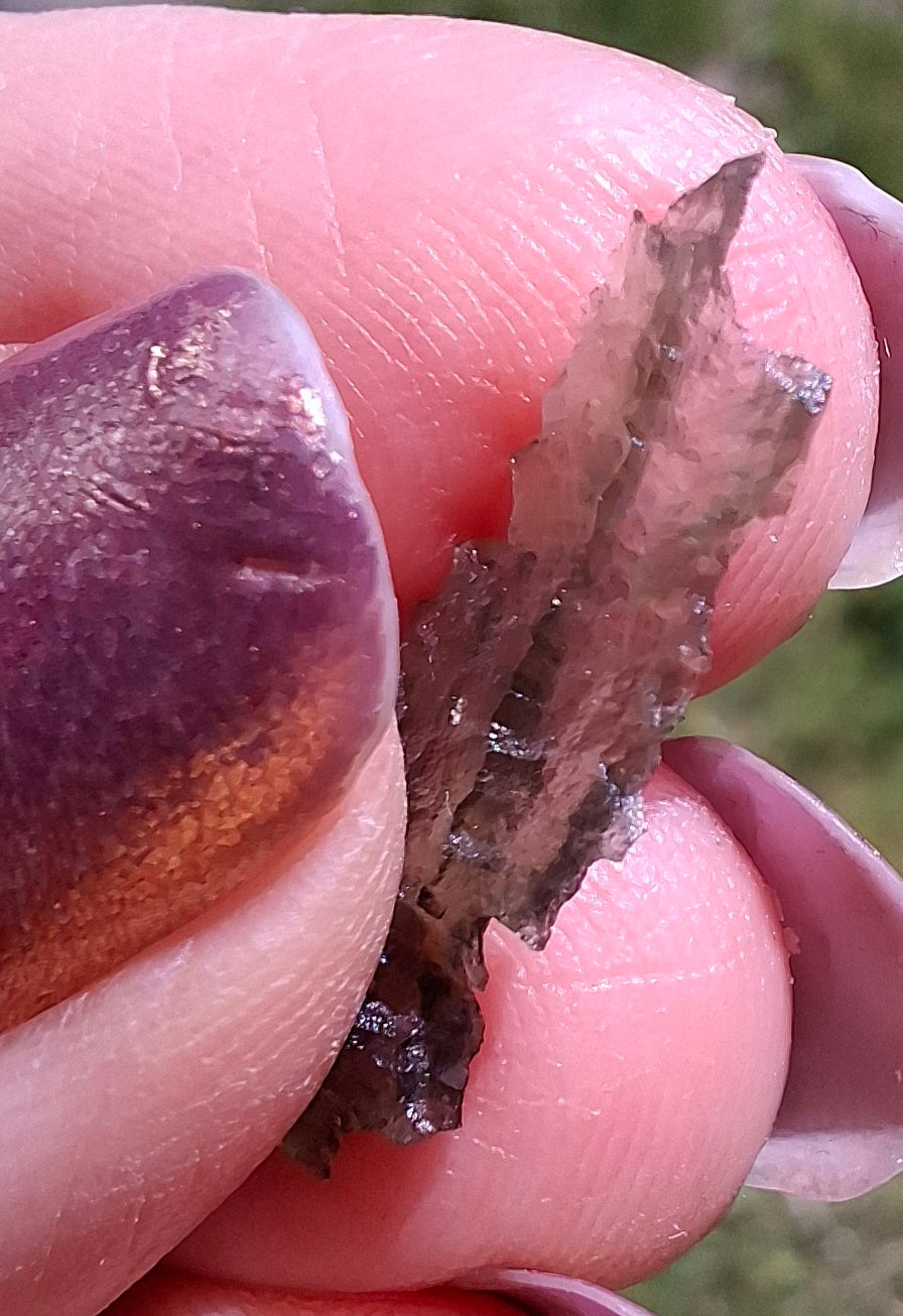 Moldavite Piece, 0.33g, Tektite (Ref: 1488)