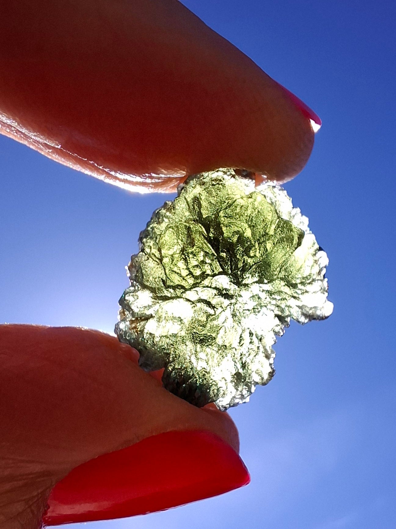 Moldavite Piece, 2.23g, Tektite (Ref: 1401)