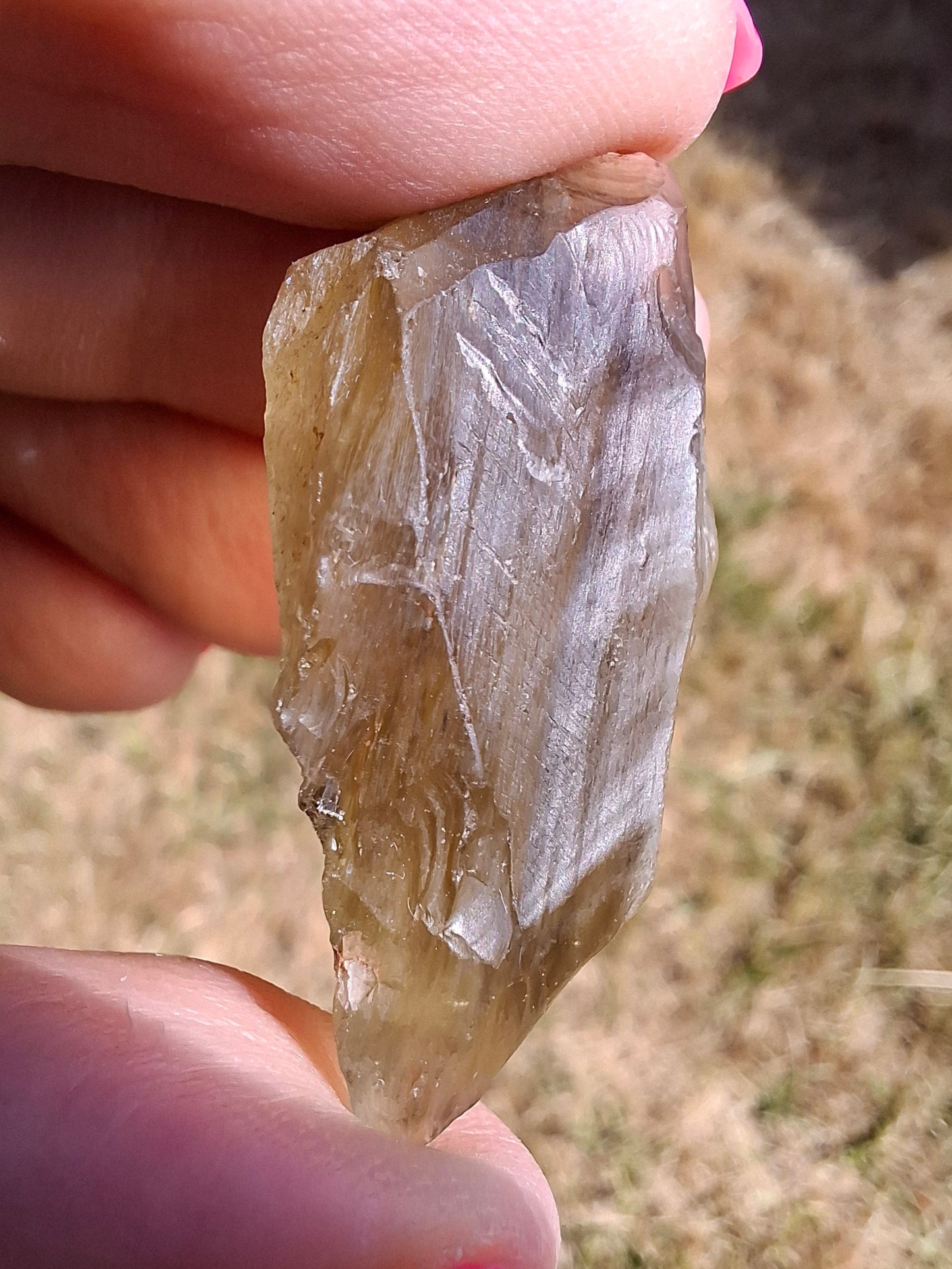 Libyan Desert Glass (darker) Piece, 8.34g, Tektite (Ref: L1370)