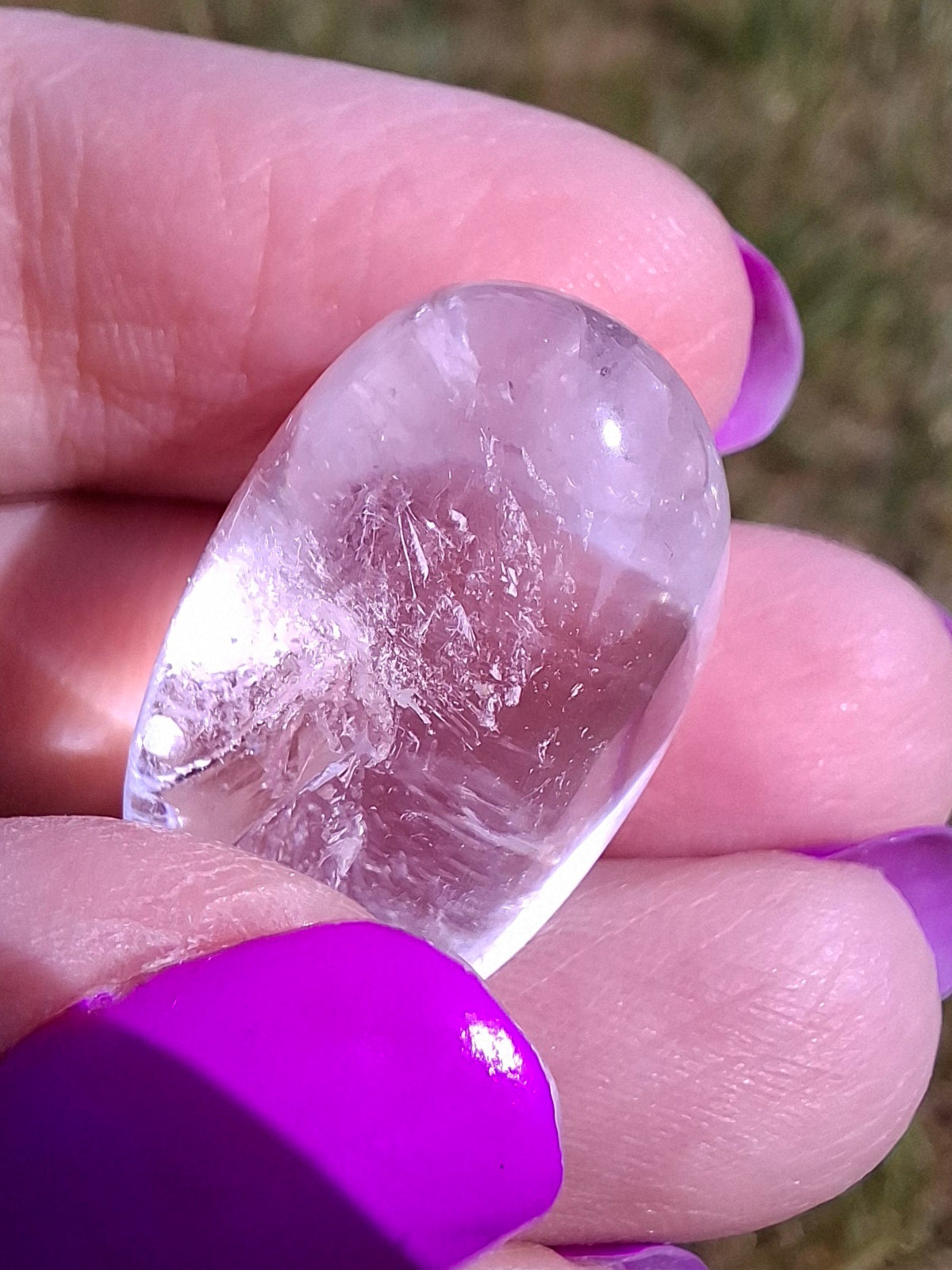 Clear Quartz, Tumble Stone, Crystal (Ref: T32)