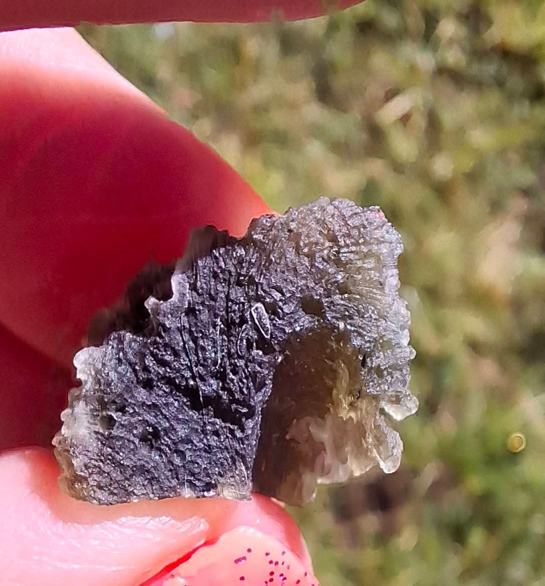 Moldavite Piece, 2.47g, Tektite (Ref: 1303)